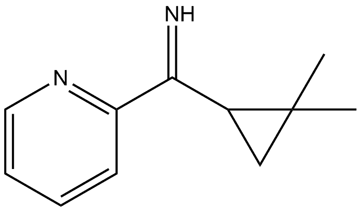 2-Pyridinemethanimine, α-(2,2-dimethylcyclopropyl)- Struktur