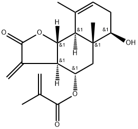 8α-Methacryloyloxybalchanin Struktur