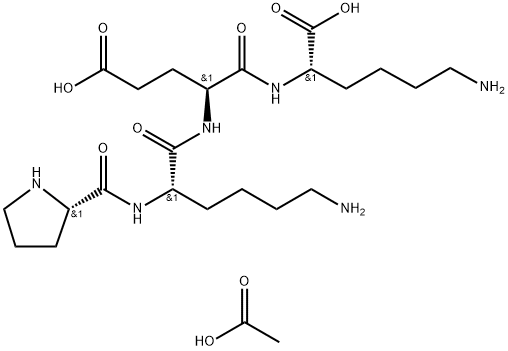 Palmitoyl Tetrapeptide-3 Structure