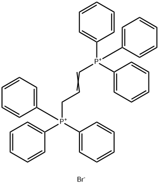 Phosphonium, 1-propene-1,3-diylbis[triphenyl-, dibromide (9CI) Struktur