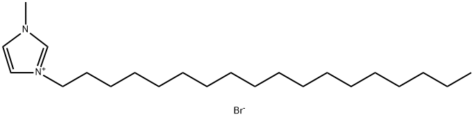 1-十八烷基-3-甲基溴化咪唑翁 結(jié)構(gòu)式