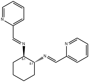 1,2-Cyclohexanediamine, N1,N2-bis(2-pyridinylmethylene)-, [N(E),N(E),1R,2R]-, 934355-35-8, 結(jié)構(gòu)式