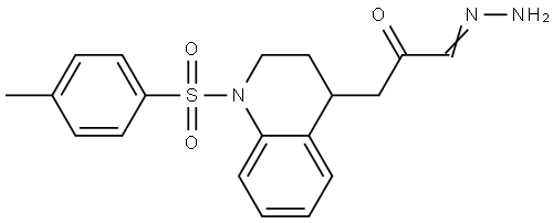 1,2,3,4-Tetrahydro-1-[(4-methylphenyl)sulfonyl]-α-oxo-4-quinolinepropanal aldehydo-hydrazone