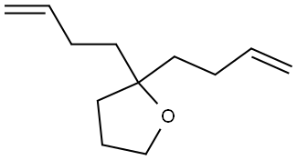 2,2-DI(3-BUTENYL)TETRAHYDROFURAN Struktur