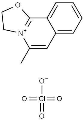 5-METHYL-2H,3H-[1,3]OXAZOLO[2,3-A]ISOQUINOLIN-4-IUM PERCHLORATE Struktur