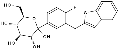 Ipragliflozin Impurity 3 Struktur