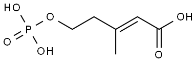 (E)-3-Methyl-5-(phosphonooxy)pent-2-enoic acid|