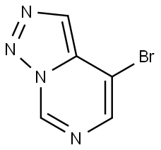 4-bromotriazolo[1,5-c]pyrimidine Struktur