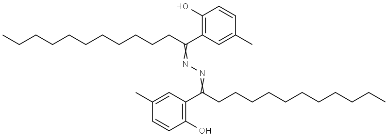 1-(2-HO-5-ME-PHENYL)-1-DODECANONE (1-(2-HO-5-METHYLPHENYL)DODECYLIDENE)HYDRAZONE Struktur