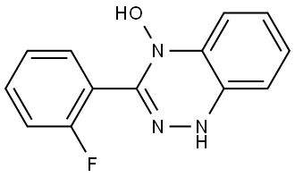 3-(2-FLUOROPHENYL)-1,2,4-BENZOTRIAZIN-4(1H)-OL Struktur