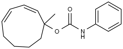 1-METHYL-2,4-CYCLONONADIEN-1-YL PHENYLCARBAMATE Struktur