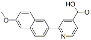 2-(6-Methoxynaphthalen-2-yl)-isonicotinic acid Struktur