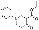 ethyl 4-oxo-1-phenylpiperidine-3-carboxylate Struktur