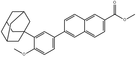 Mehtyl 6-[3-(1-adamanty)-4-methoxy phenyl]-2-naphthoate