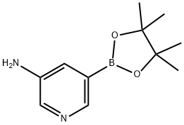 5-AMINOPYRIDINE-3-BORONIC ACID, PINACOL ESTER Struktur