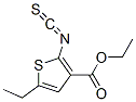 3-Thiophenecarboxylicacid,5-ethyl-2-isothiocyanato-,ethylester(9CI) Structure