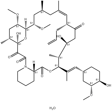 Tacrolimus Monohydrate Struktur