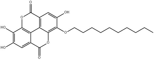 3-O-decylellagic acid Struktur