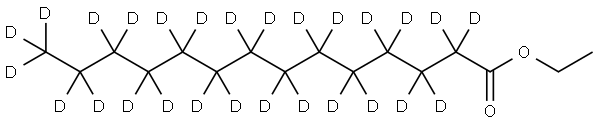 Ethyl Myristate-d27 Struktur