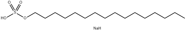 N-HEXADECYLSULFURIC ACID SODIUM SALT Struktur