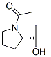 2-Pyrrolidinemethanol, 1-acetyl-alpha,alpha-dimethyl-, (S)- (9CI) Struktur