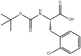 BOC-L-2-Chlorophe Structure