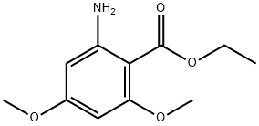 ethyl 2-aMino-4,6-diMethoxybenzoate Struktur