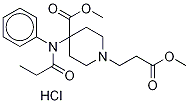 Remifentanil-13C6 Hydrochloride Struktur