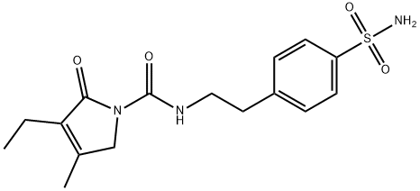 4-[2-[(3-Ethyl-4-methyl-2-oxo-3-pyrrolin-1-yl)carboxamido]ethyl]benzenesulfonamide price.