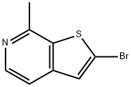 Thieno[2,3-c]pyridine, 2-bromo-7-methyl- (9CI) Struktur