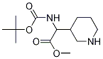 2-(BOC-氨基)-2-(3-哌啶基)乙酸甲酯, 1219331-78-8, 結(jié)構(gòu)式