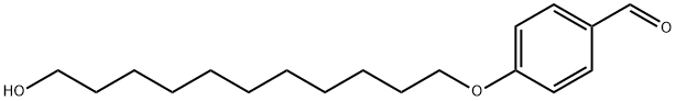 4-(11-羥基十一烷氧基)苯甲醛, 124389-14-6, 結構式
