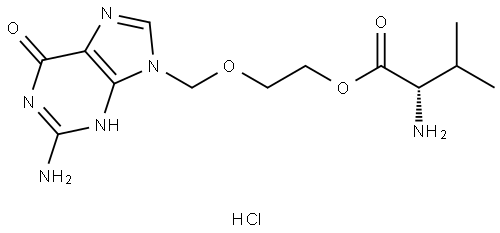 Valacyclovir hydrochloride Struktur