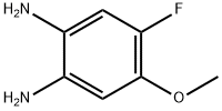 1,2-Benzenediamine,  4-fluoro-5-methoxy- Struktur