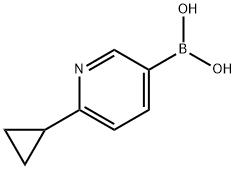 B-(6-Cyclopropyl-3-pyridinyl)boronic acid price.