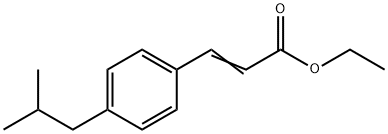 Ethyl 3-(4-Isobutylphenyl)acrylate Struktur