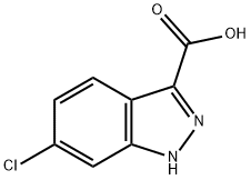 6-CHLORO-1H-INDAZOLE-3-CARBOXYLIC ACID Struktur