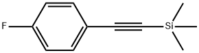 (4-FLUOROPHENYLETHYNYL)TRIMETHYLSILANE Struktur