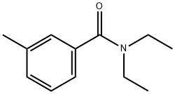 N,N-Diethyl-m-toluamide Struktur