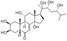 rhapontisterone Struktur
