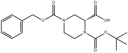 (R)-N-1-BOC-N-4-CBZ-2-PIPERAZINE CARBOXYLIC ACID
 price.