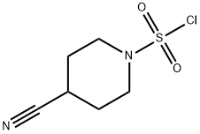 4-cyanopiperidine-1-sulfonyl chloride, 1392803-35-8, 結(jié)構(gòu)式