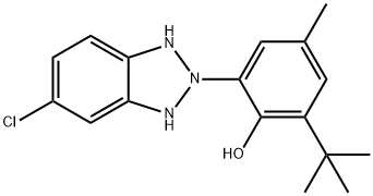 2-TERT-BUTYL-6-(5-CHLORO-1,3-DIHYDRO-BENZOTRIAZOL-2-YL)-4-METHYL-PHENOL Struktur