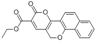 3-OXO-3H,12H-4,11-DIOXA-CHRYSENE-2-CARBOXYLIC ACID ETHYL ESTER Struktur