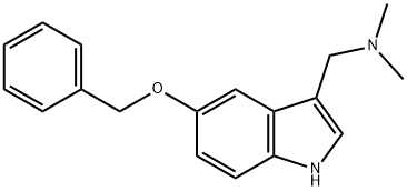 5-BENZYLOXYGRAMINE Struktur