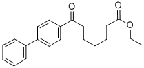 7-(4-ビフェニル)-7-オキソヘプタン酸エチル 化學(xué)構(gòu)造式