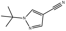 1-tert-butyl-1H-pyrazole-4-carbonitrile Struktur