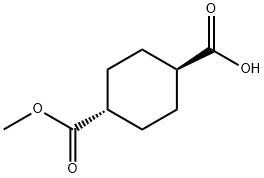 TRANS-1,4-CYCLOHEXANEDICARBOXYLIC ACID MONOMETHYL ESTER Struktur