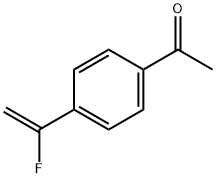 Ethanone, 1-[4-(1-fluoroethenyl)phenyl]- (9CI) Struktur