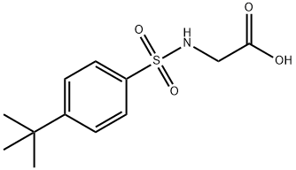 2-(([4-(TERT-BUTYL)PHENYL]SULFONYL)AMINO)ACETIC ACID Struktur